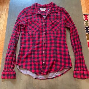 Obey Red and Blue Flannel